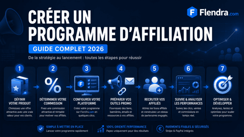 Comment créer un programme d’affiliation : guide complet 2026